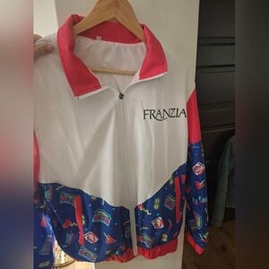 Franzia Colorful Windbreaker Jacket